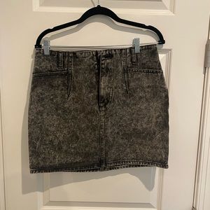 Pistola black denim skirt